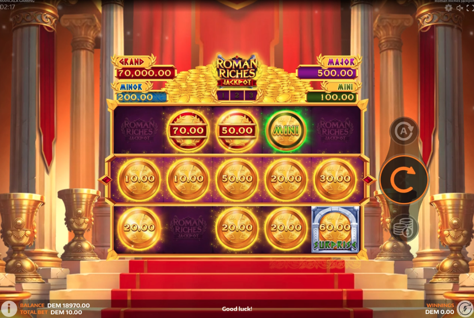 Roman Riches Jackpot Slot - 2 - BitStarz Casino