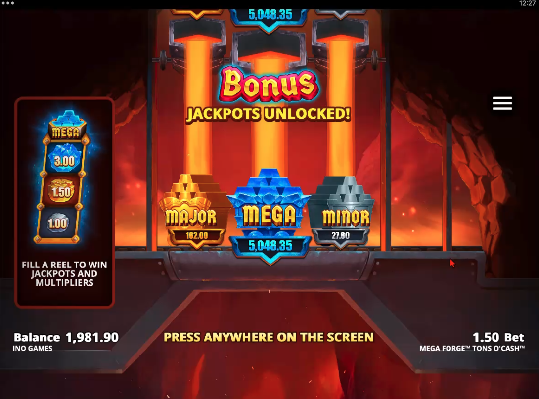 Mega Forge Tons O'Cash Slot - 2 - BitStarz Casino