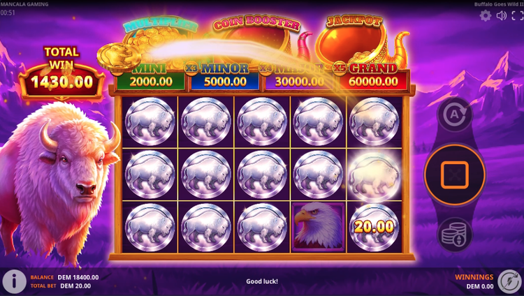 Buffalo Goes Wild II Slot - 2 - BitStarz Casino