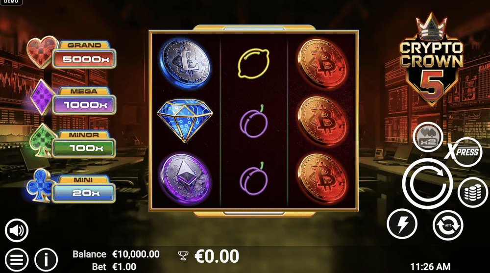 Crypto Crown 5 Slot - 1 - BitStarz Casino