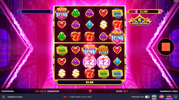 GoldStorm Ultra Slot - 3 - BitStarz Casino