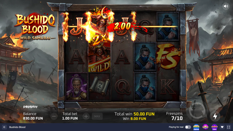 Bushido Blood Slot - 2 - BitStarz Casino