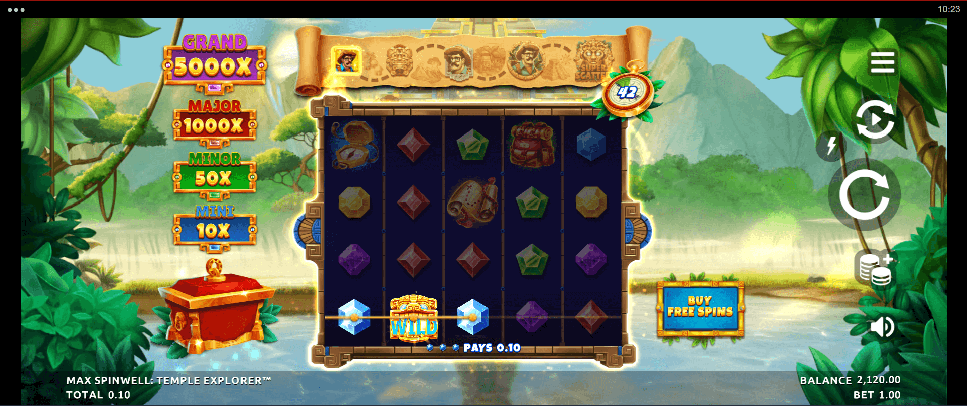 Max Spinwell Temple Explorer Slot - 1 - BitStarz Casino