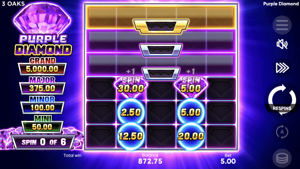Purple Diamond Slot - 1 - BitStarz Casino