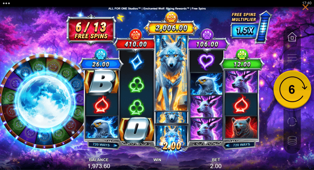 Enchanted Wolf Rising Rewards Slot - 2 - BitStarz Casino
