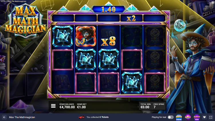 Max The Mathmagician Slot - 2 - BitStarz Casino