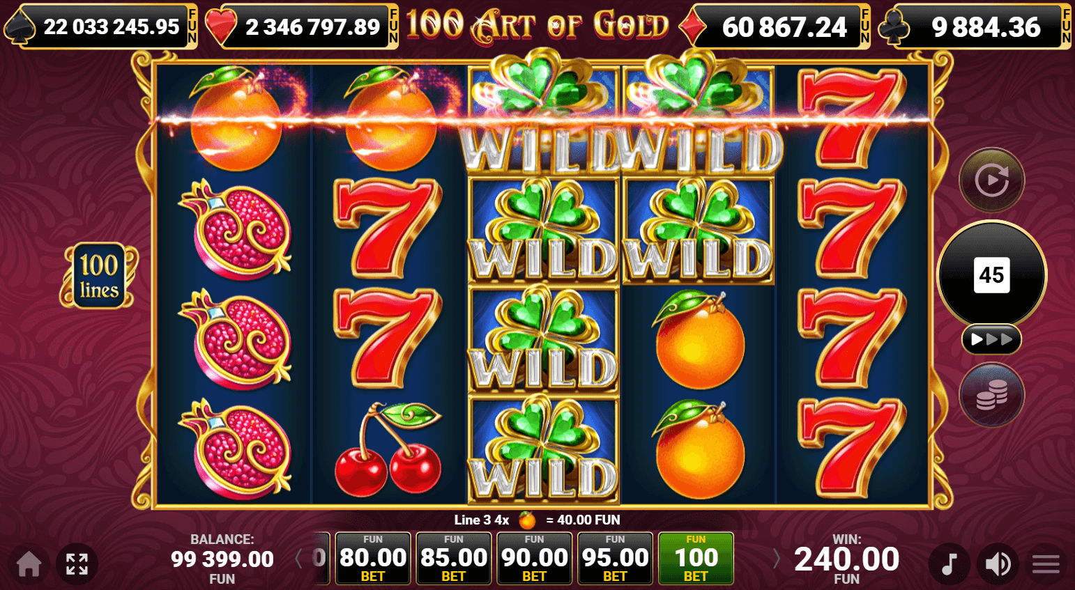 100 Art of Gold Slot - 1 - BitStarz Casino