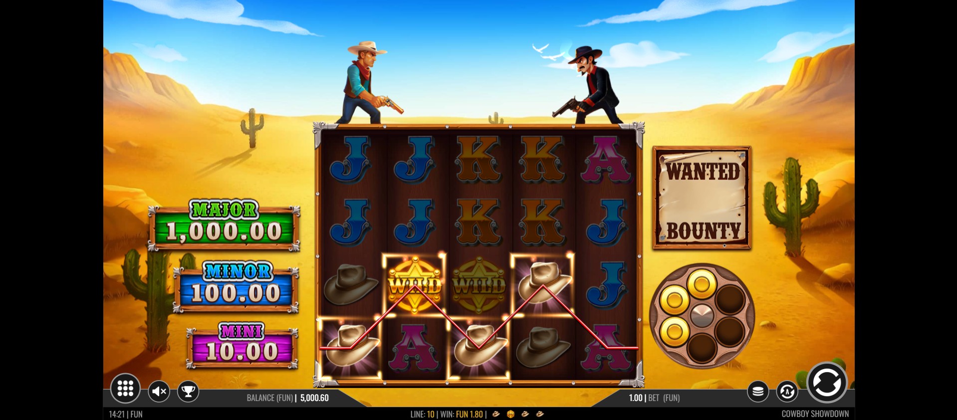 Cowboy Showdown Slot - 1 - BitStarz Casino