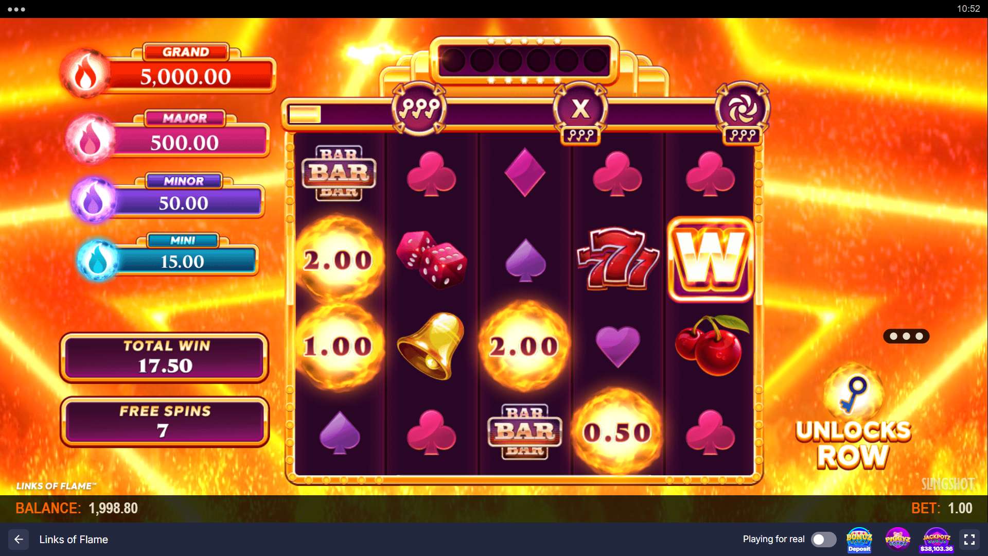 Links of Flame Slot - 2 - BitStarz Casino