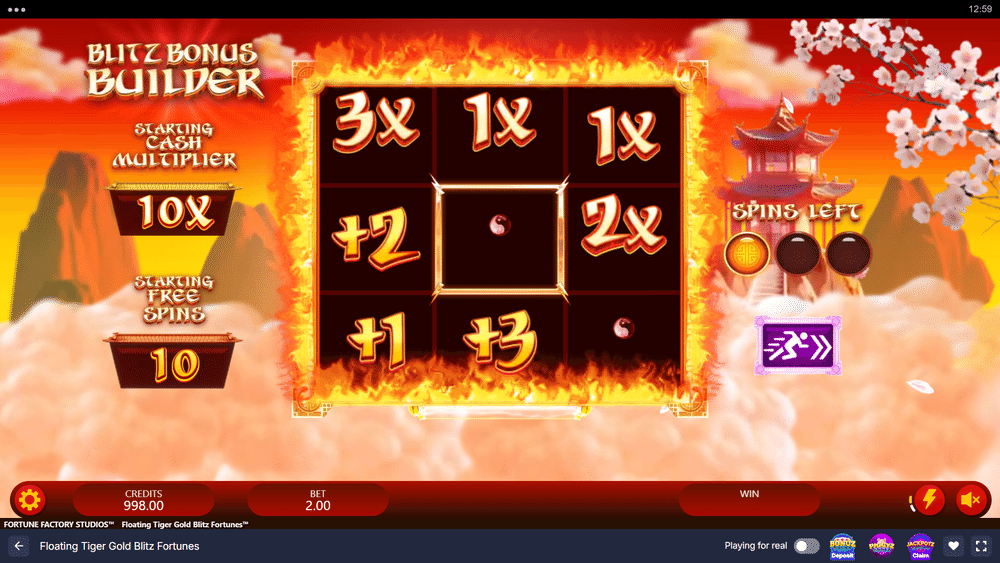 Floating Tiger Gold Blitz Fortunes Slot - 2 - BitStarz Casino