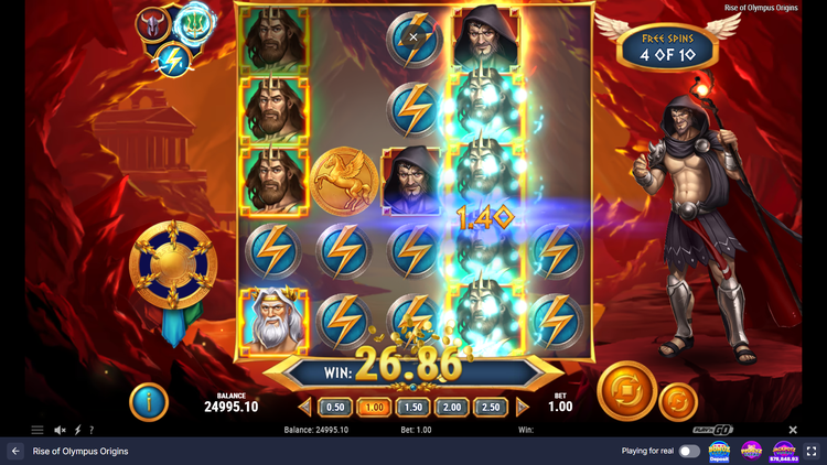 Rise of Olympus Origins Slot - 2 - BitStarz Casino