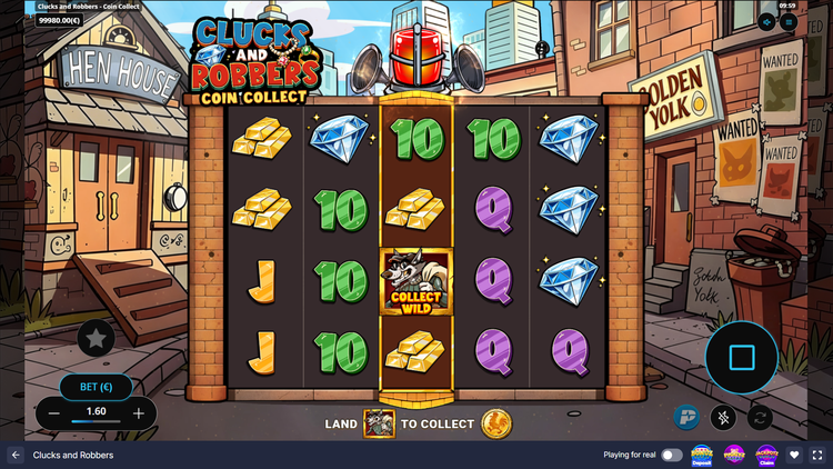 Clucks and Robbers Slot - 1 - BitStarz Casino