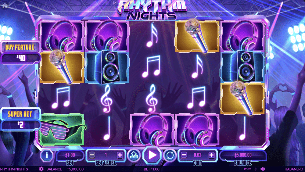 Rhythm Nights Slot - 1 - BitStarz Casino