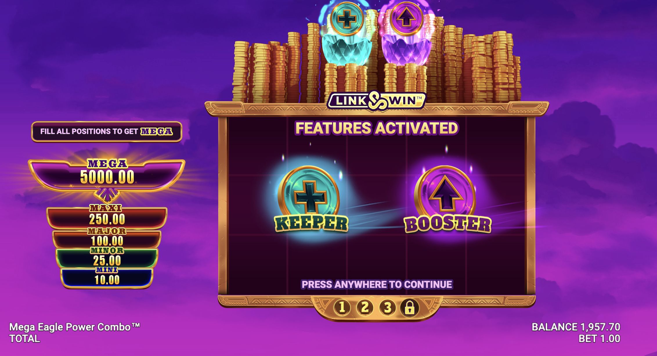 Mega Eagle Power Combo Slot - 1 - BitStarz Casino