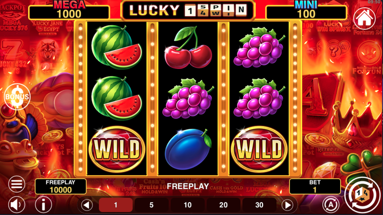 Lucky 1Spin4Win <span class=