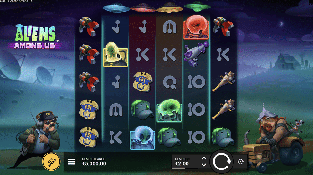 Aliens Among Us Slot - 1 - BitStarz Casino