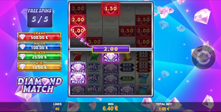 Diamond Match Slot - 2 - BitStarz Casino