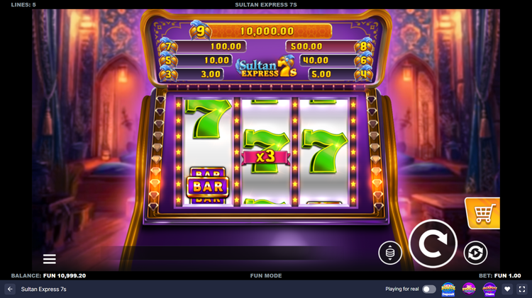 Sultan Express 7s Slot - 1 - BitStarz Casino