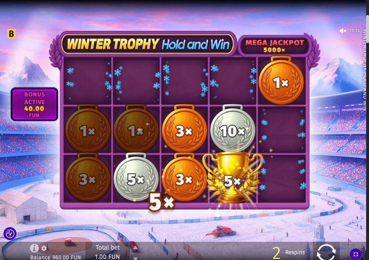 Winter Trophy Hold & Win Slot - 2 - BitStarz Casino