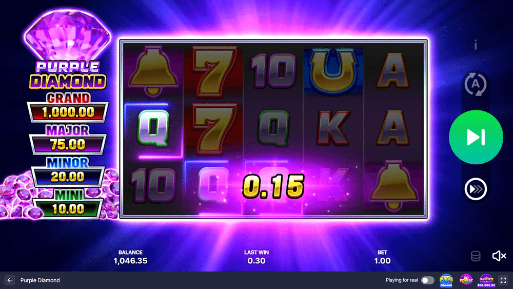 Purple Diamond Slot - 1 - BitStarz Casino