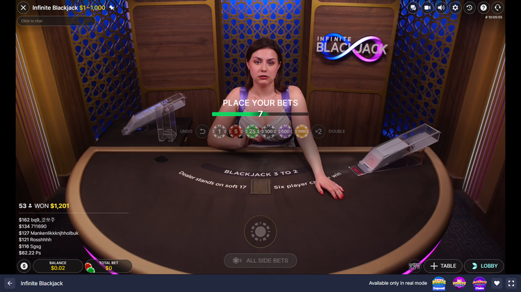Infinite Blackjack - 1 - BitStarz Casino