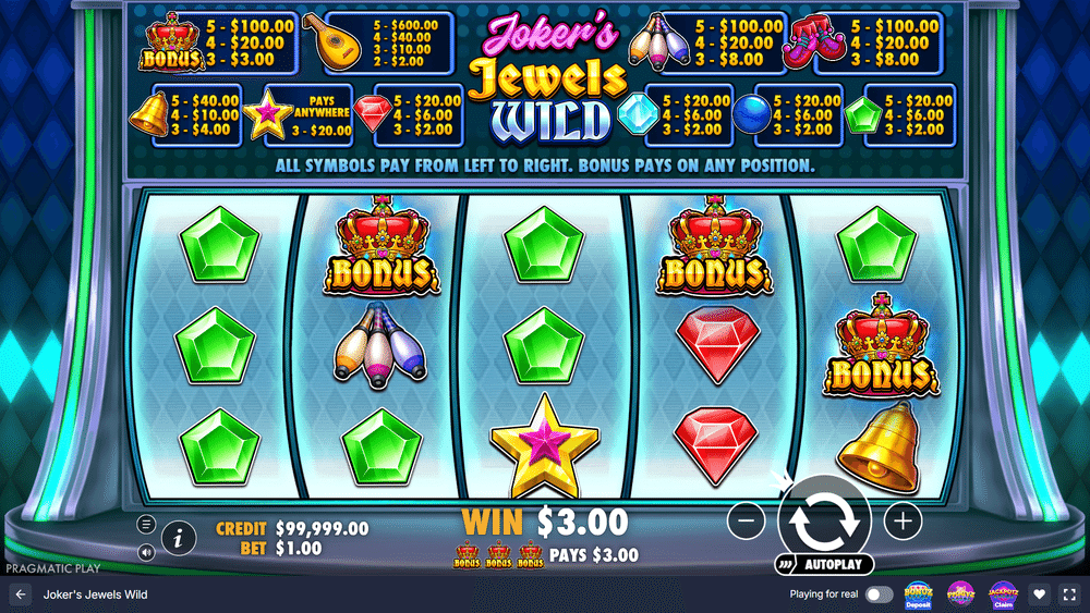 Joker's Jewels Wild Slot - 2 - BitStarz Casino