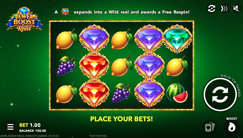 Jewel Boost Reels Slot - 1 - BitStarz Casino