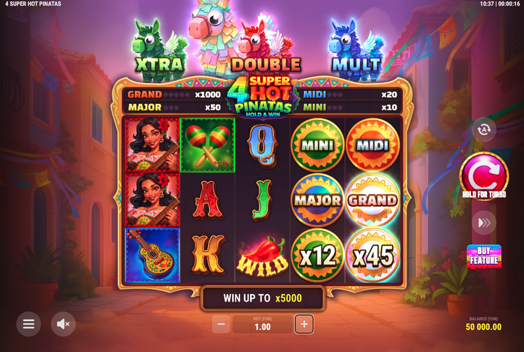 4 Super Hot Pinatas Hold & Win Slot - 1 - BitStarz Casino