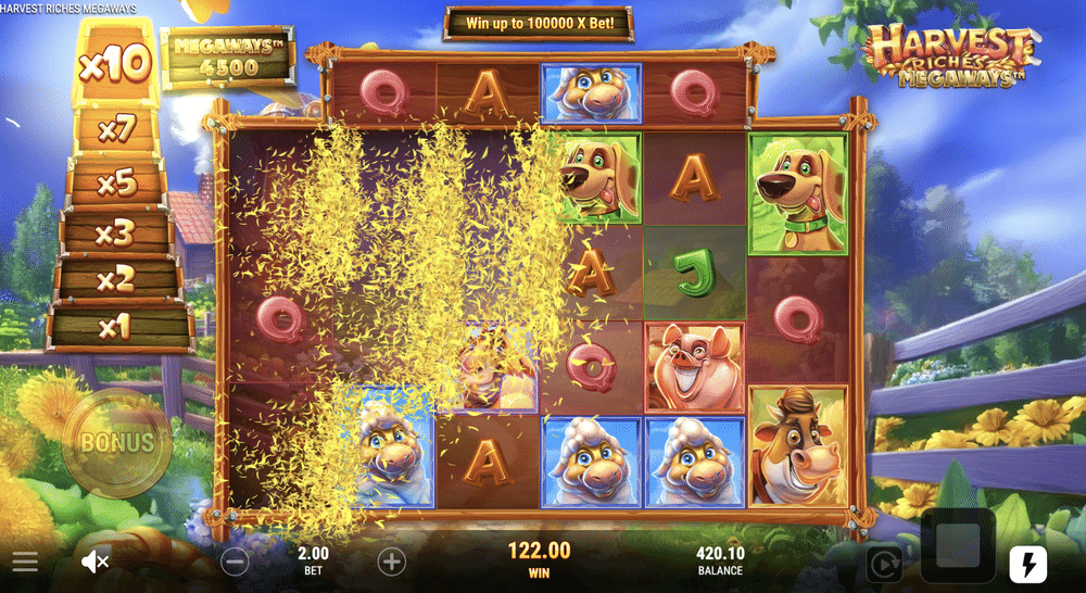 Harvest Riches Megaways Slot - 1 - BitStarz Casino