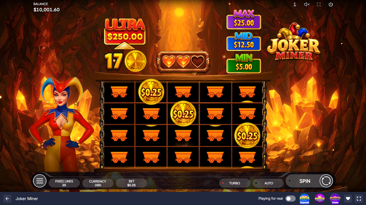 Joker Miner Slot - 3 - BitStarz Casino