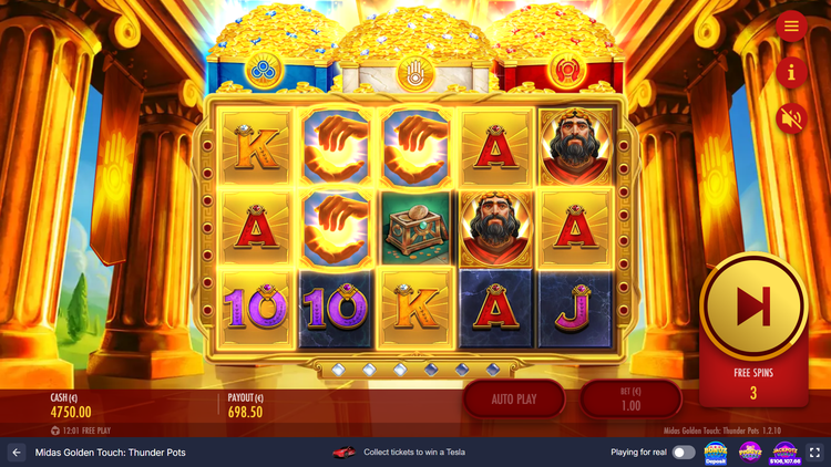 Midas Golden Touch: Thunder Pots Slot - 2 - BitStarz Casino