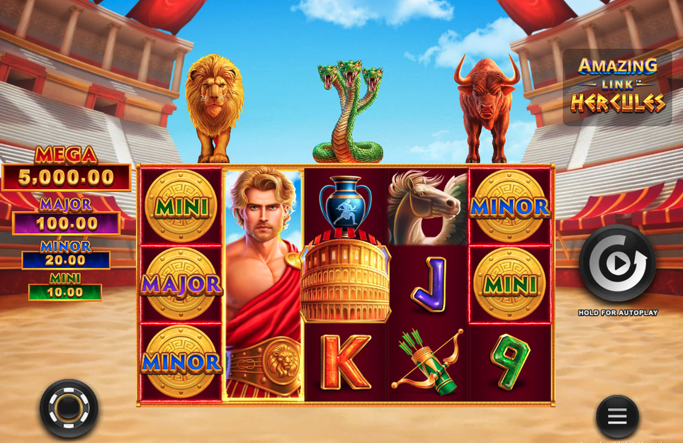 Amazing Link Hercules Slot - 1 - BitStarz Casino