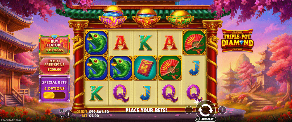 Triple Pot Diamond Slot - 1 - BitStarz Casino