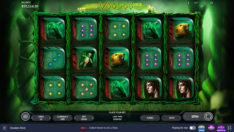 Voodoo Dice Slot - 1 - BitStarz Casino