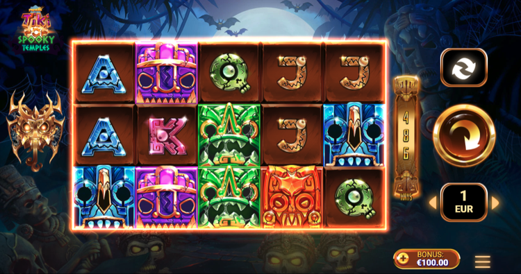 TikiPOP Spooky Temples Slot - 1 - BitStarz Casino