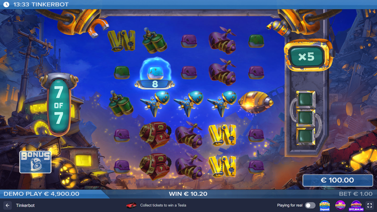 Tinkerbot Slot - 3 - BitStarz Casino