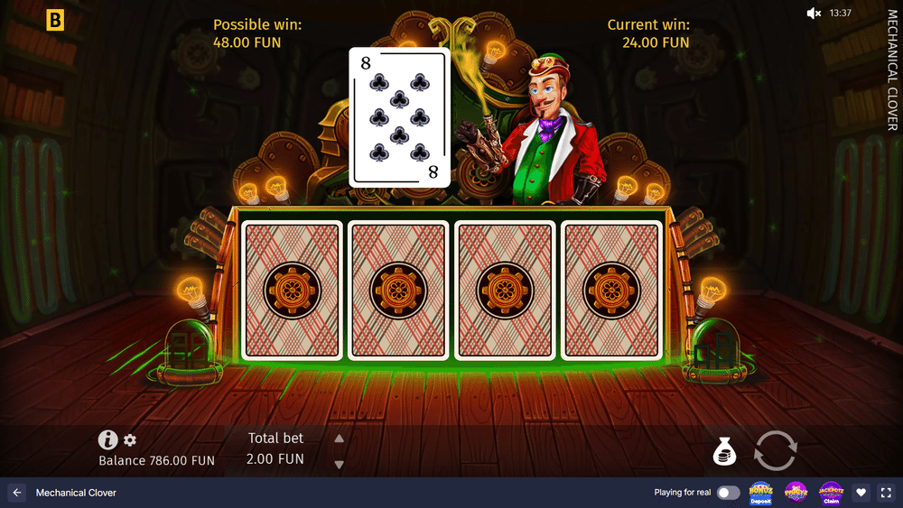 Mechanical Clover Slot - 2 - BitStarz Casino
