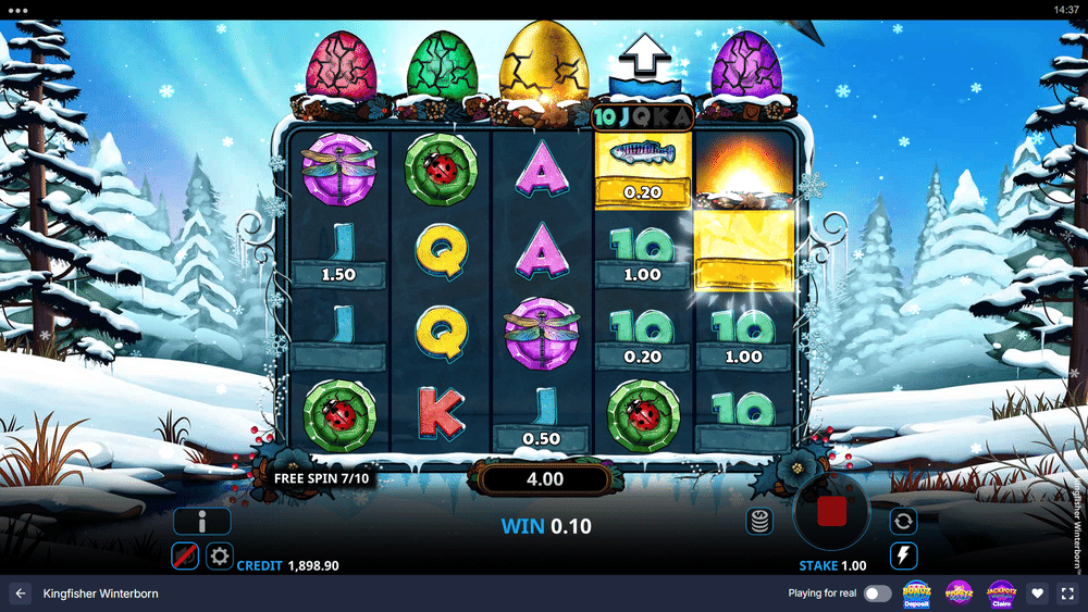 Kingfisher Winterborn Slot - 2 - BitStarz Casino