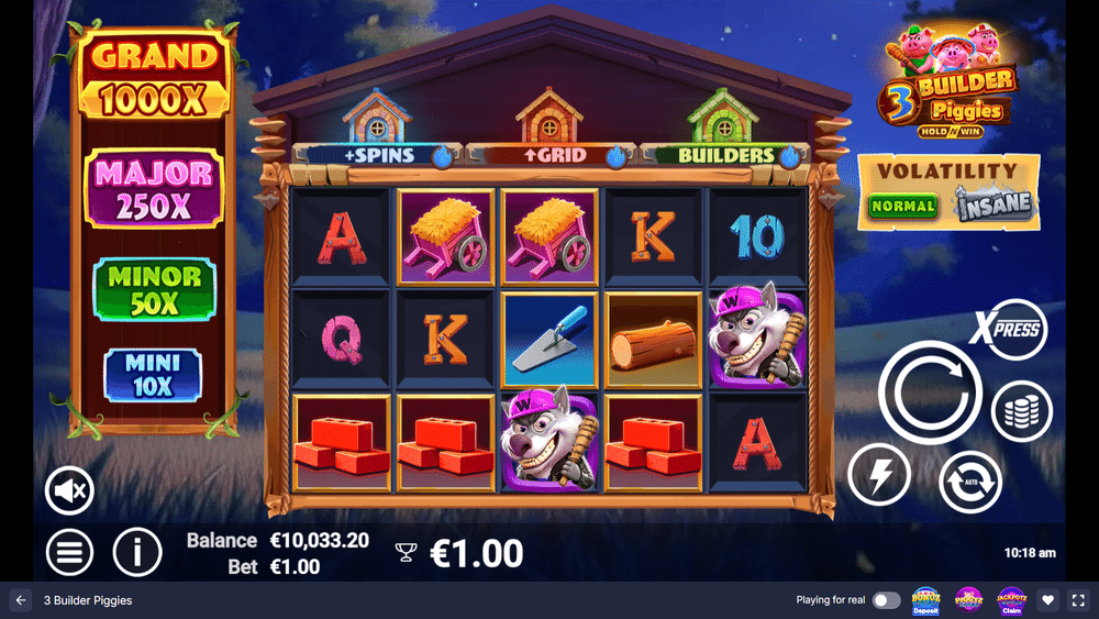 3 Builder Piggies Slot - 1 - BitStarz Casino