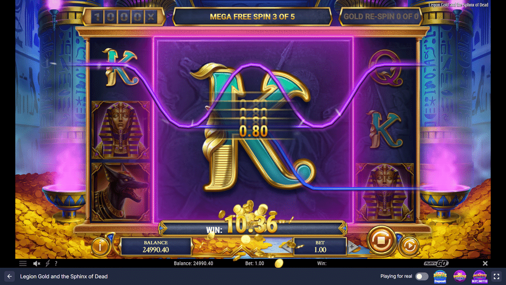 Legion Gold and the Sphinx of Dead Slot - 3 - BitStarz Casino