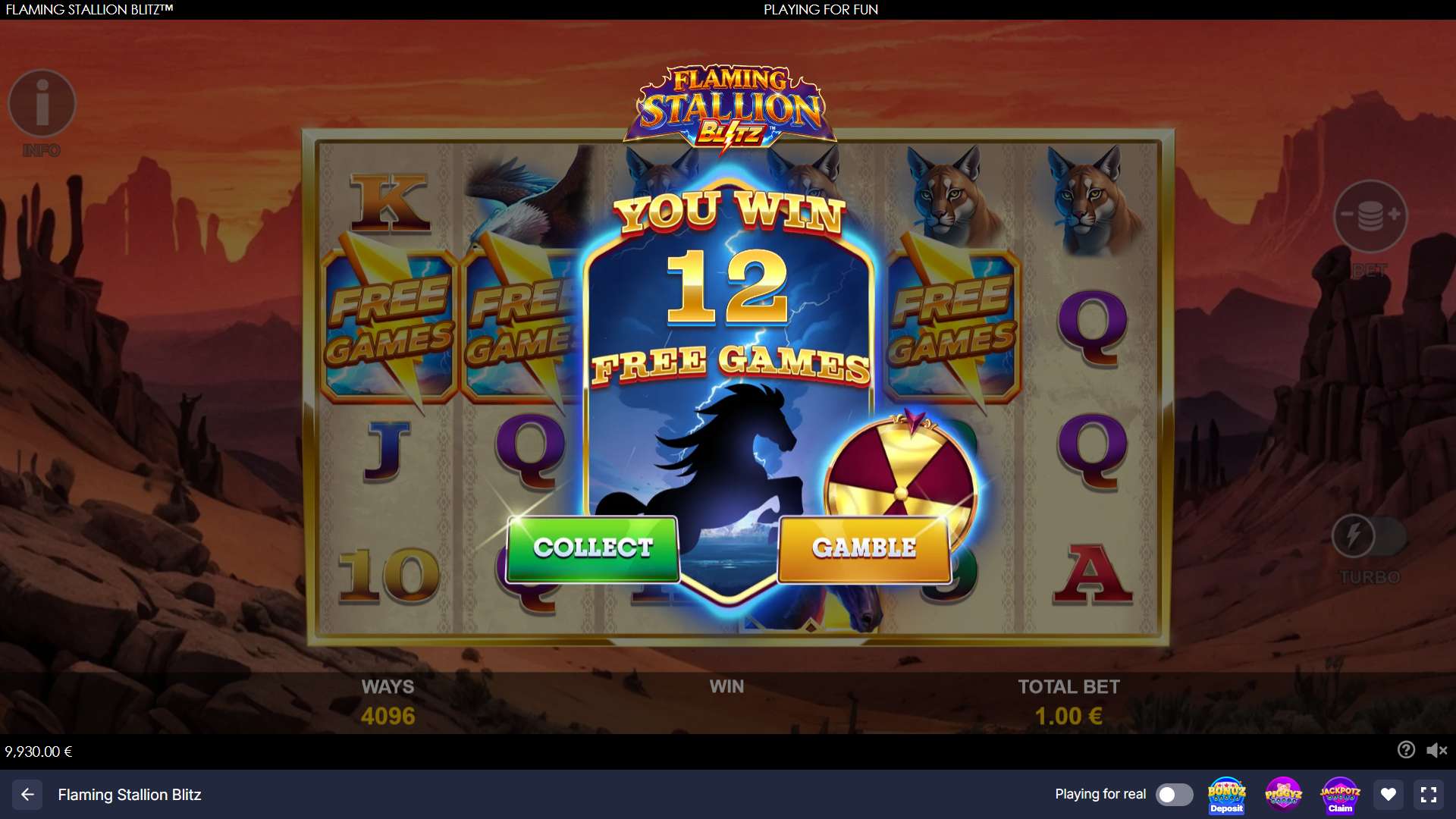 Flaming Stallion Blitz Slot - 3 - BitStarz Casino