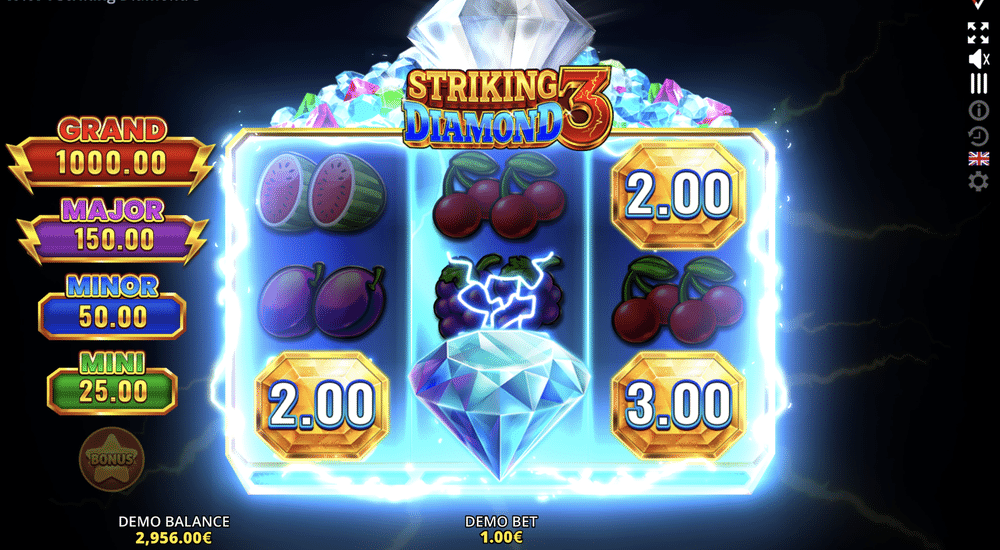 Striking Diamond 3: Running Wins Slot - 1 - BitStarz Casino