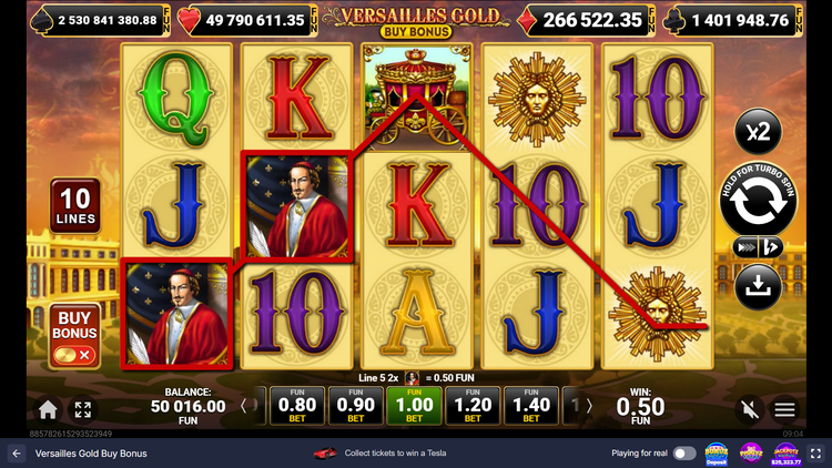 Versailles Gold Buy Bonus Slot - 1 - BitStarz Casino