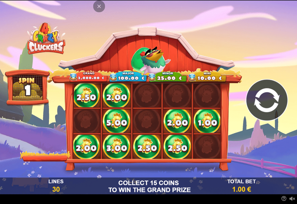 4 Crazy Cluckers: PowerPlay Jackpot Slot - 2 - BitStarz Casino