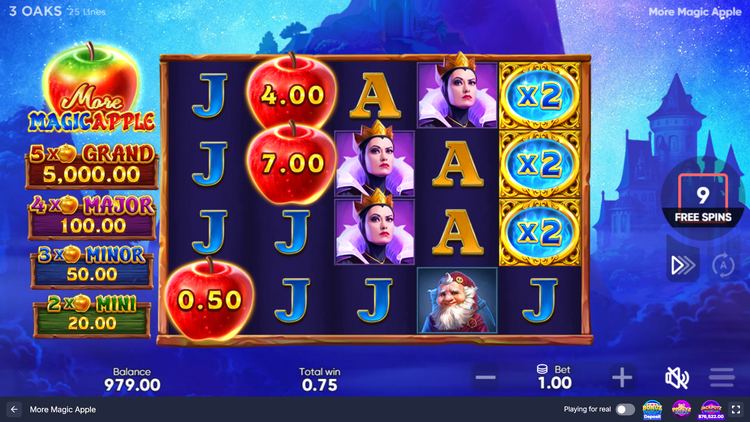 More Magic Apple Slot - 2 - BitStarz Casino
