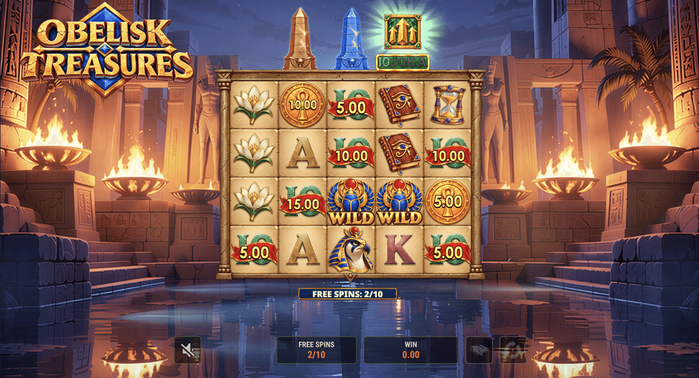 Obelisk Treasures Slot - 2 - BitStarz Casino
