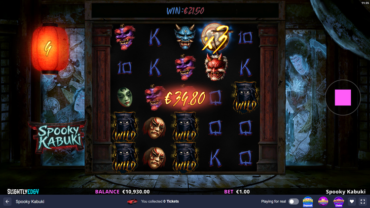 Spooky Kabuki Slot - 3 - BitStarz Casino