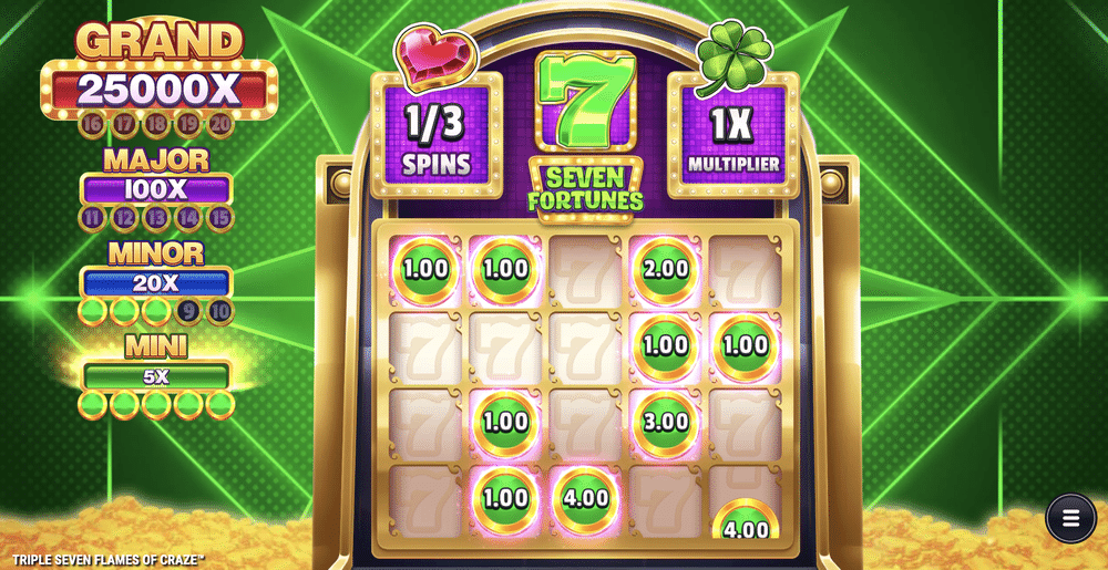 Triple Seven Flames of Craze Slot - 2 - BitStarz Casino