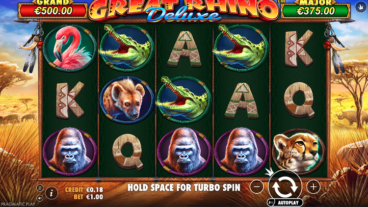 Great Rhino Deluxe Slot - 1 - BitStarz Casino