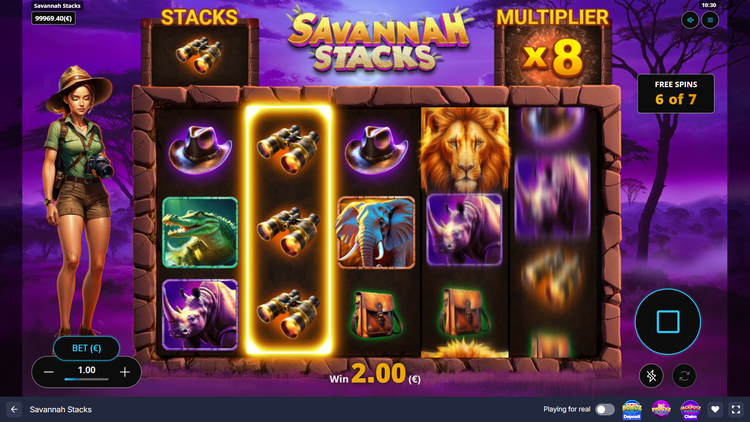 Savannah Stacks Slot - 2 - BitStarz Casino